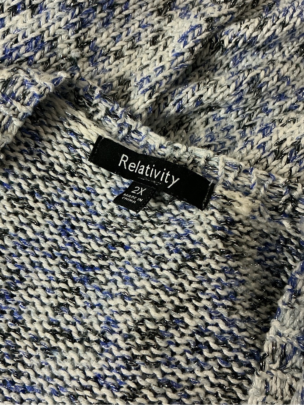 Relativity Women’s Open-Front Cardigan Size 2X - Picture 4 of 5